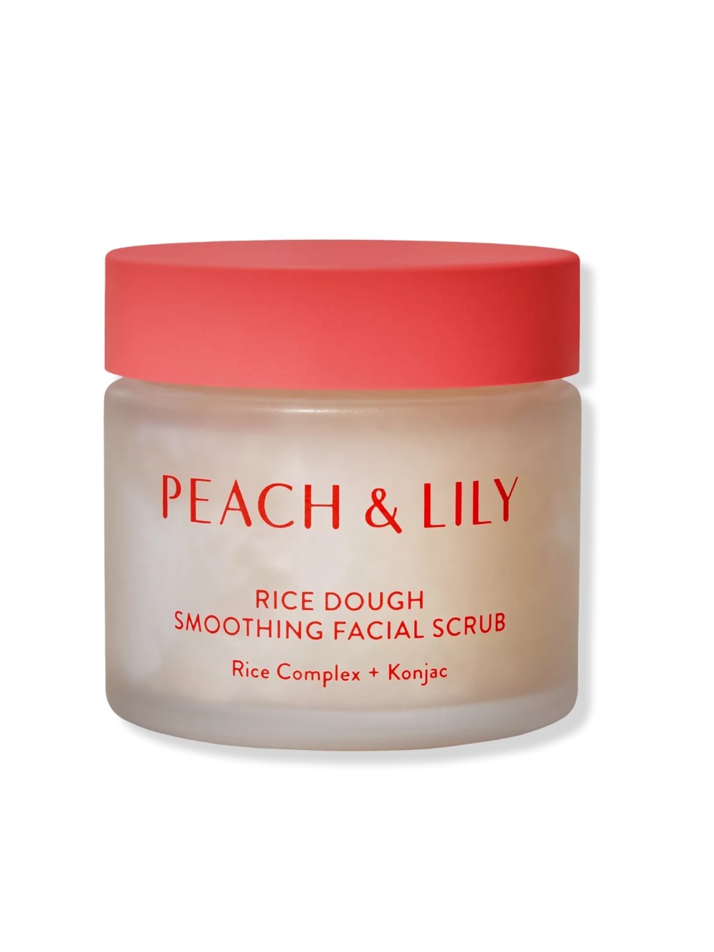 Peach & Lily Rice Dough Smoothing Vegan Facial Scrub 2.82 Ounces Full Size NWT